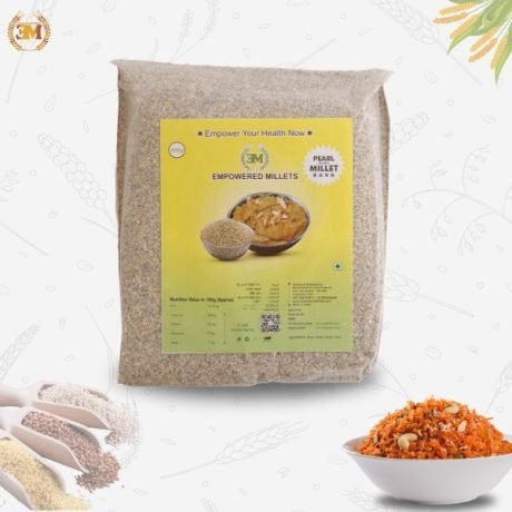 Bajra Millet (Pearl) Rava Cereal by Empowered Millets