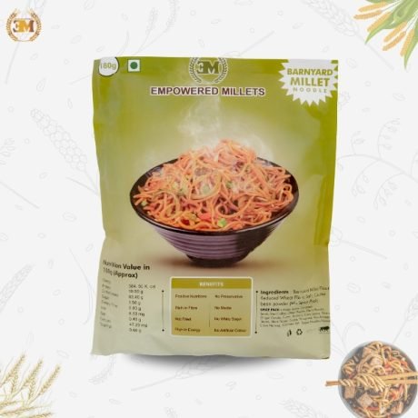 Barnyard Millet (BY) Noodles with Masala