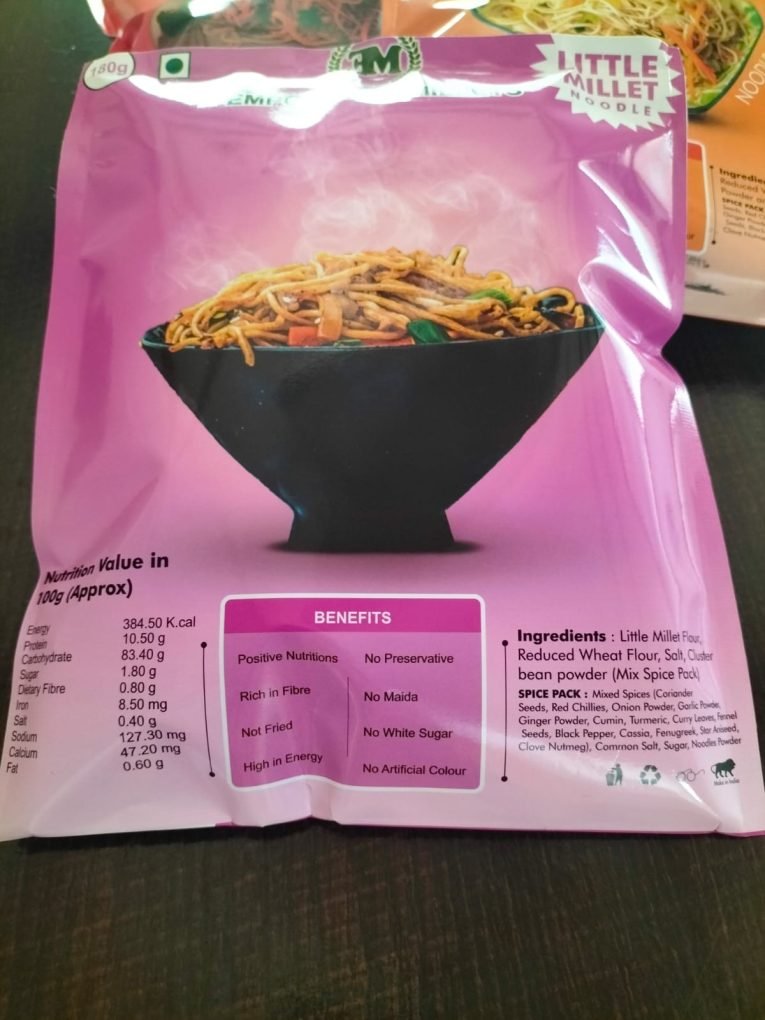 Little Millet Noodles Front