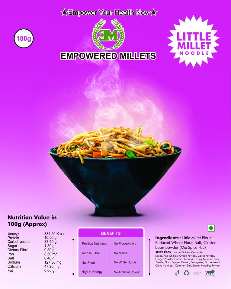 Little Millet Noodles Front Side F02