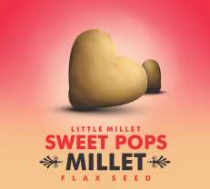 Little Millet "Sweet POPs" with Flax Seeds Flavour by Empowered Millets are with the Goodness of Millets |Healthy | Boost Immunity | Healthly Snack Anytime